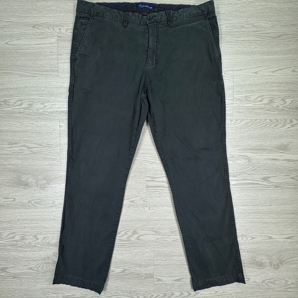 English Laundry Men's Chino Pants Grey Size 36x30 Stretch Cotton Casual Trousers